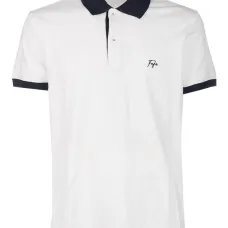 Рубашка поло с контрастным воротником