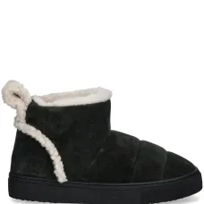 Замшевые ботинки