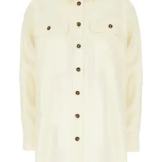 рубашка с накладным карманом