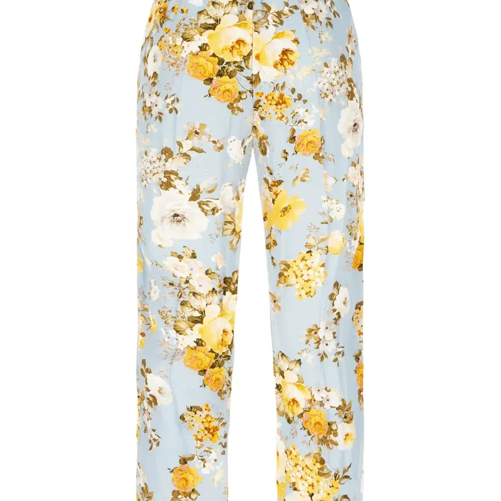 Брюки с цветочным принтом