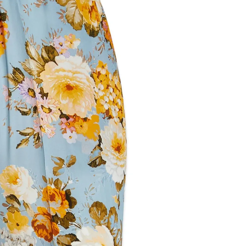 Брюки с цветочным принтом