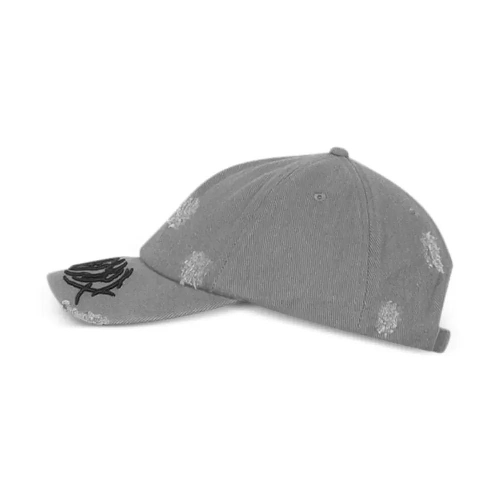 Бейсболка с эффектом потертости