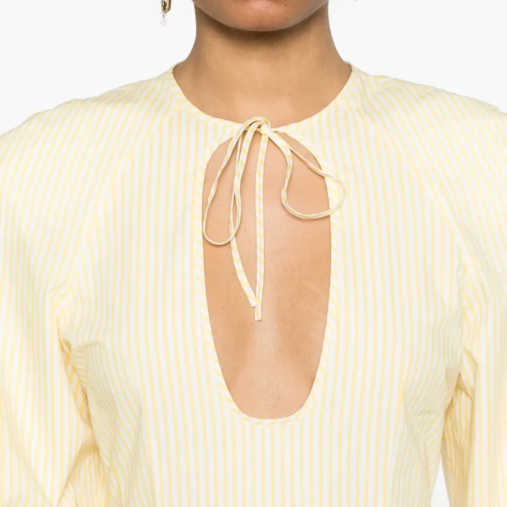 Платье макси в полоску