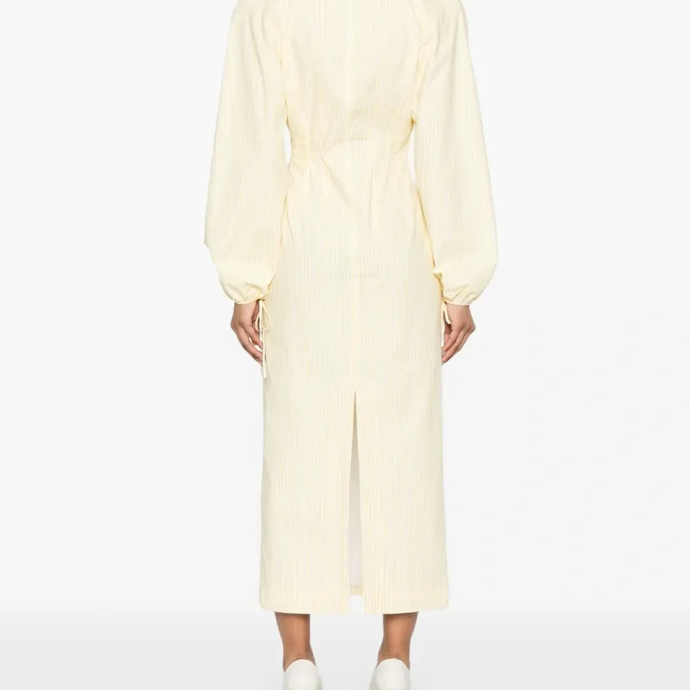 Платье макси в полоску