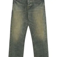 Прямые джинсы средней посадки