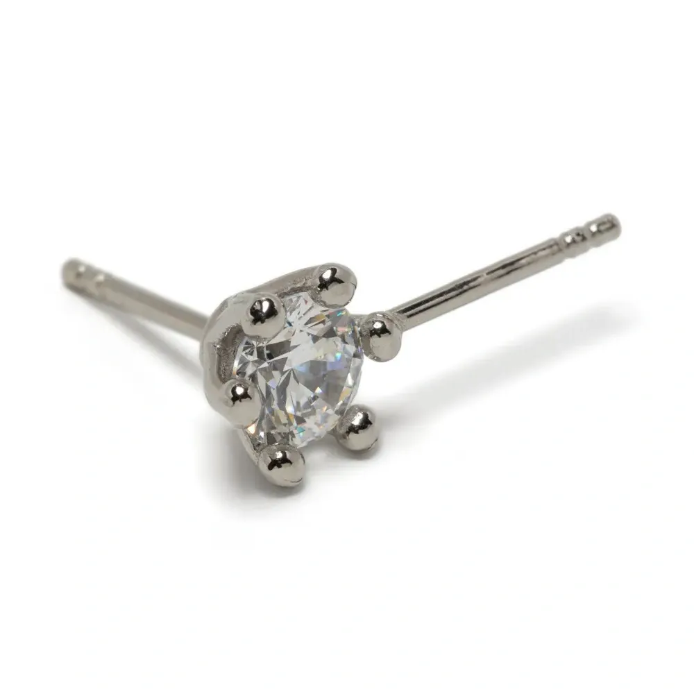 Серьги-гвоздики solitaire