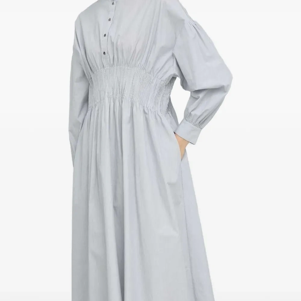 Платье миди в полоску