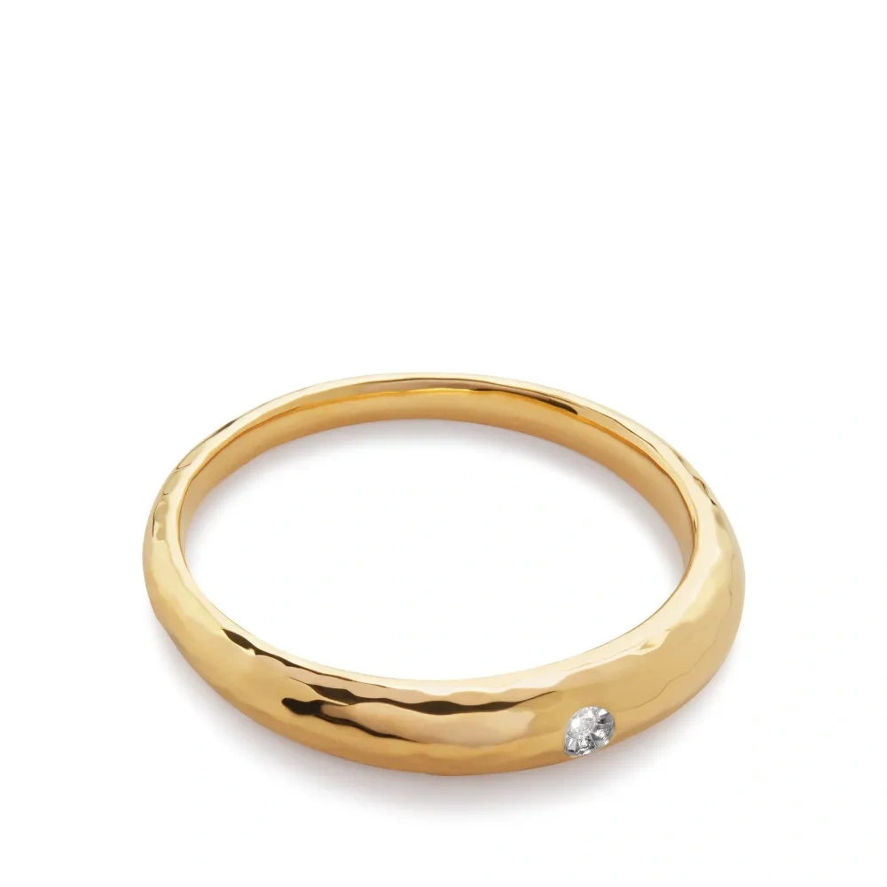 Кольцо Deia из позолоченного серебра