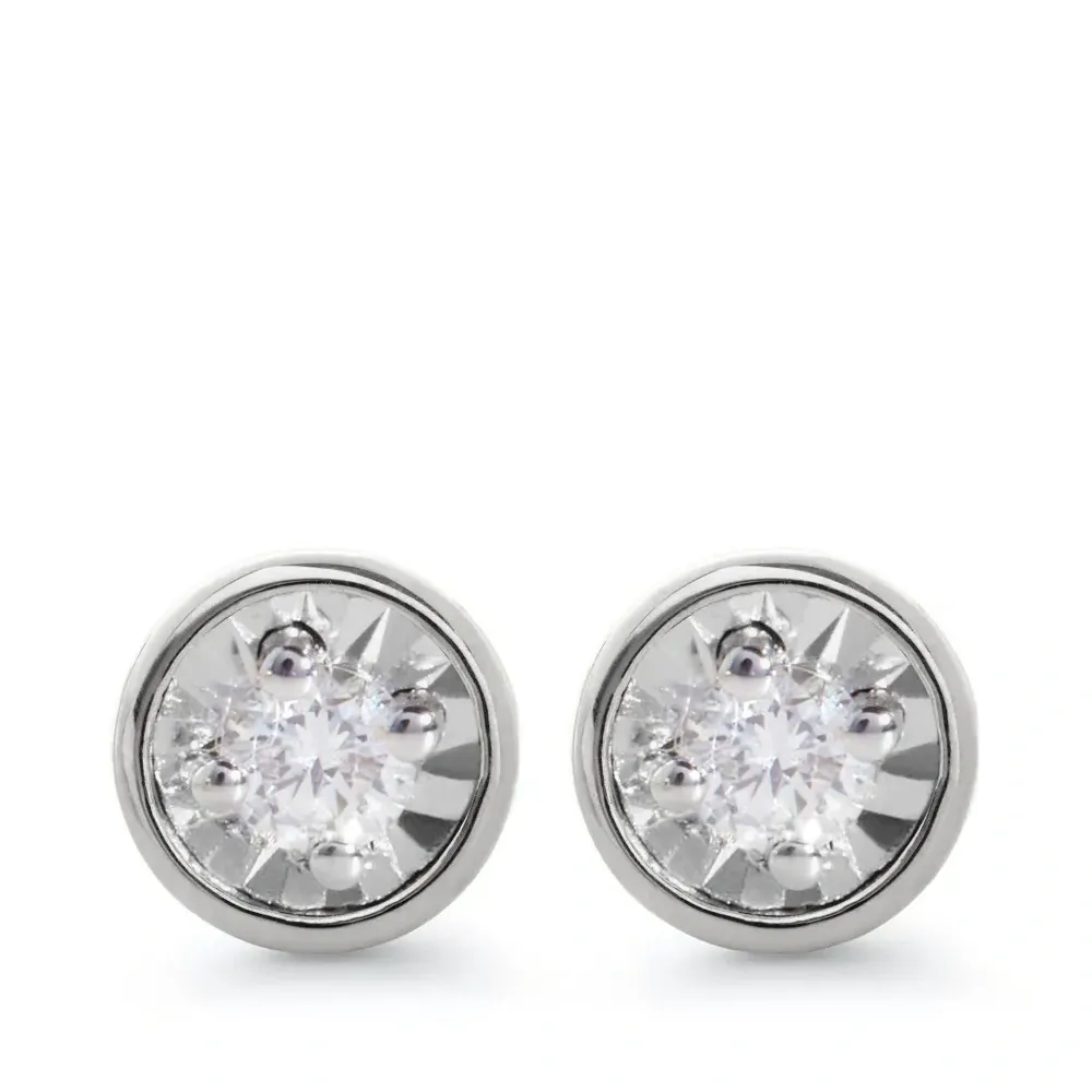 Серьги-гвоздики с бриллиантами