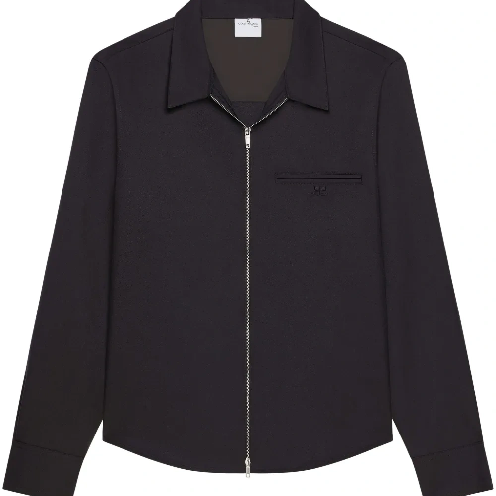 Твиловая рубашка на молнии