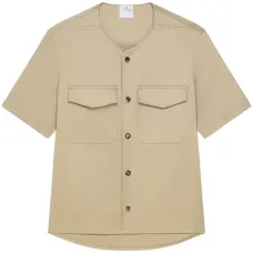 Рубашка с накладными карманами