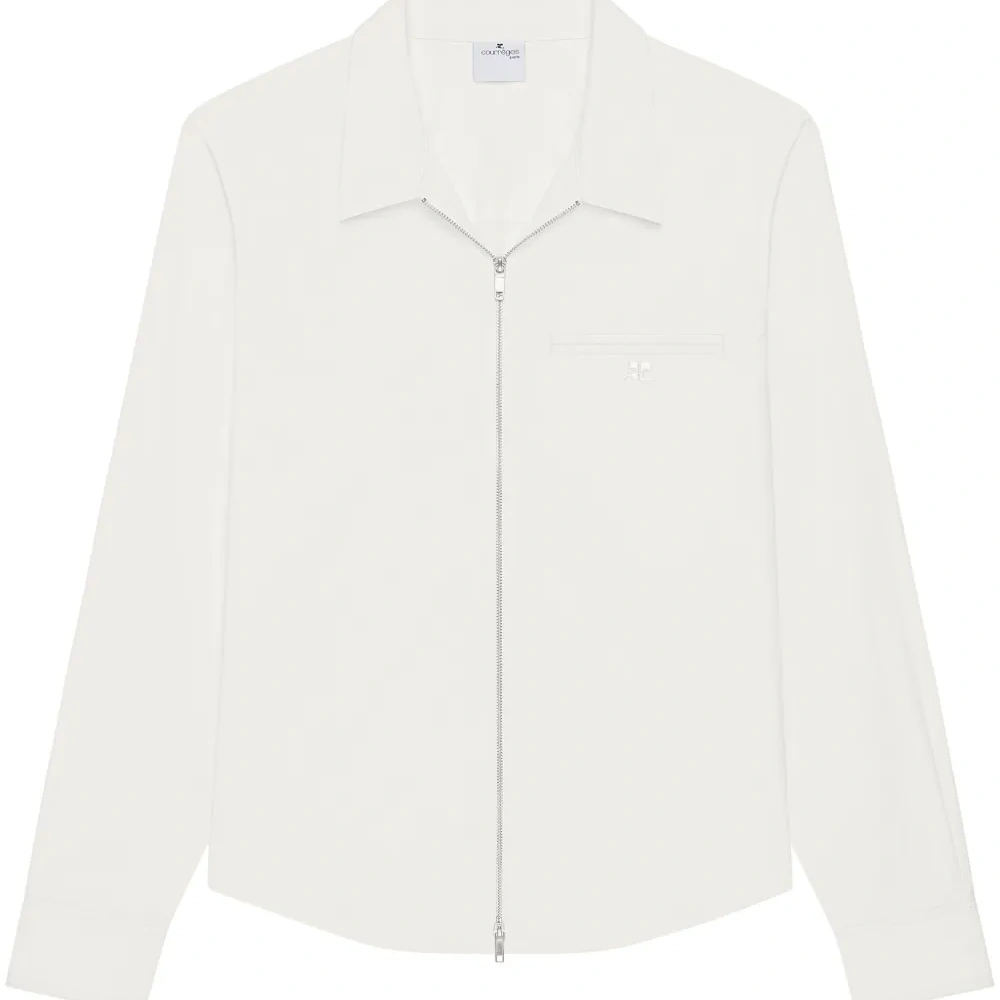Поплиновая рубашка на молнии