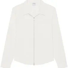 Поплиновая рубашка на молнии