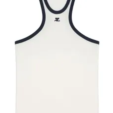 Топ с контрастной отделкой