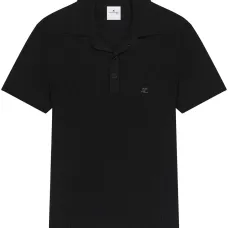 Рубашка поло в рубчик