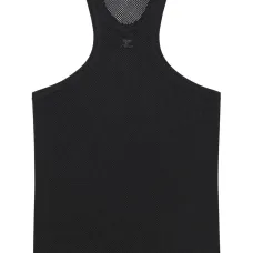 Сетчатый топ без рукавов