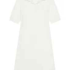 Платье с воротником поло