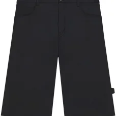 Шорты-бермуды прямого кроя