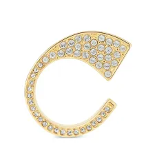 Кольцо с кристаллами