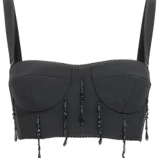 Топ-бюстье с бисером
