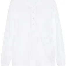 Свитер с воротником хенли