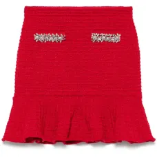 Юбка мини в клетку