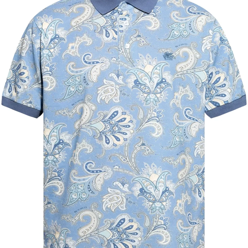 Рубашка поло с принтом пейсли