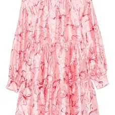 Платье мини Foil Foliage