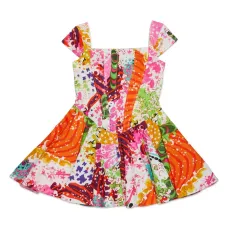 Платье с эффектом разбрызганной краски