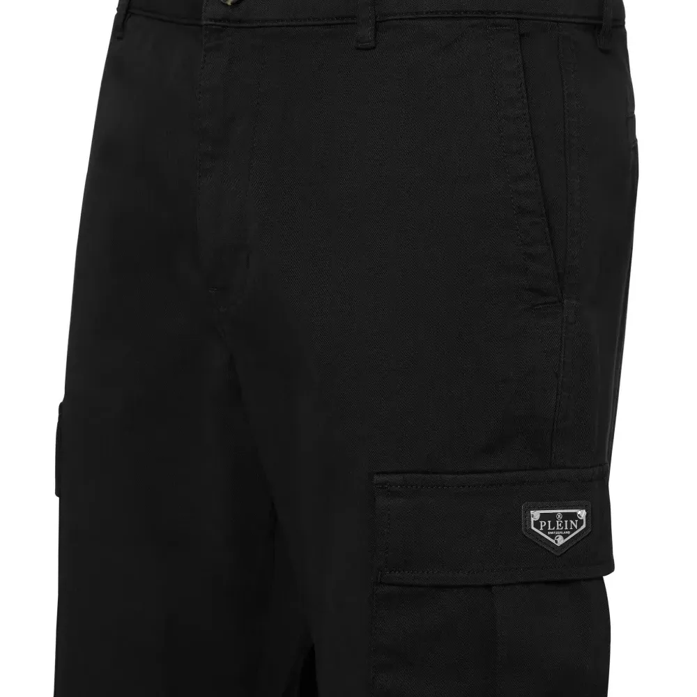 Брюки карго с нашивкой-логотипом