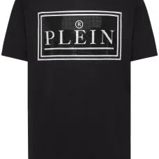 Футболка с круглым вырезом и принтом