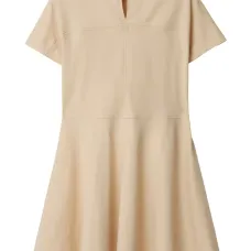 Платье с нашивкой в клетку