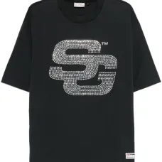 Футболка с декорированным логотипом