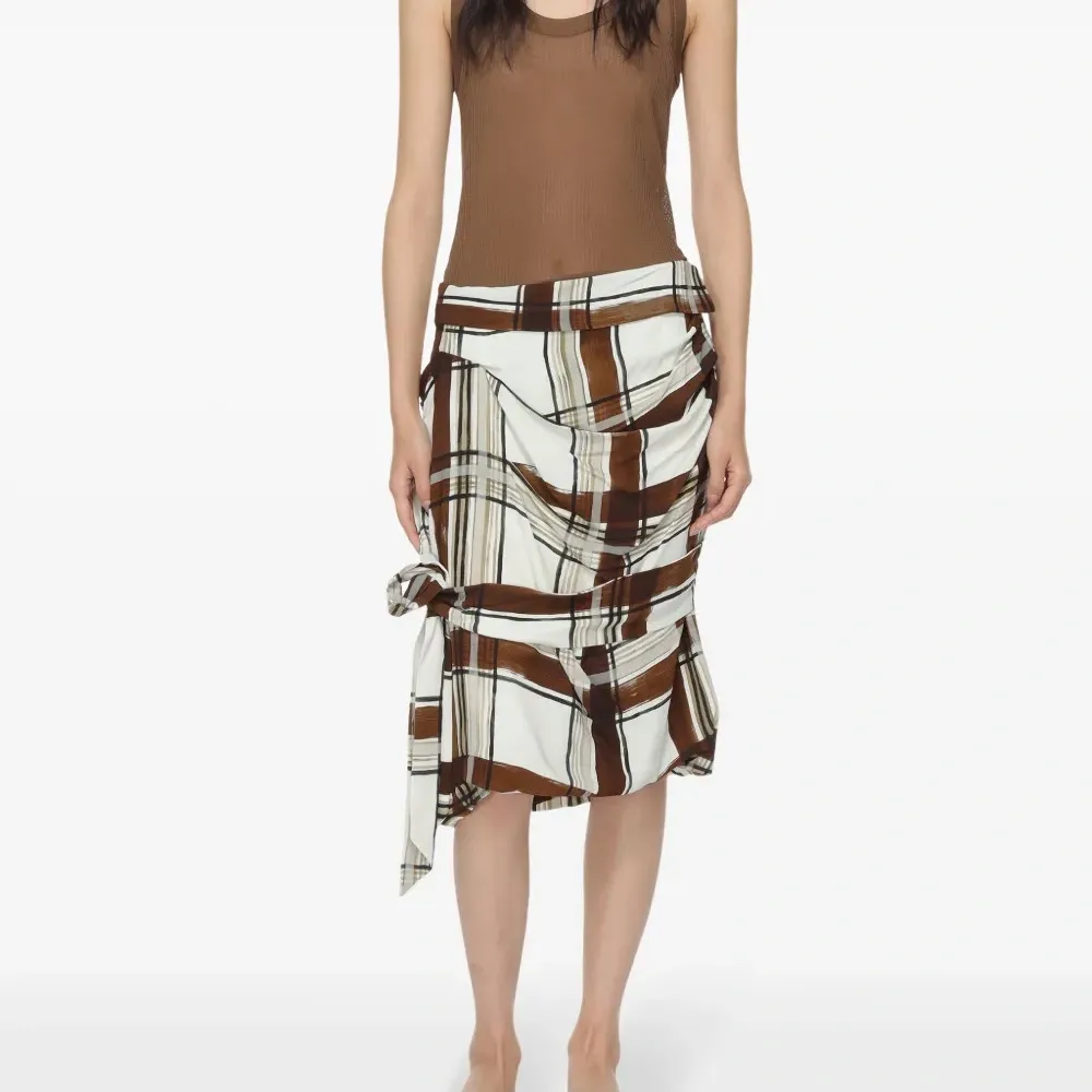 Бесшовный топ в рубчик