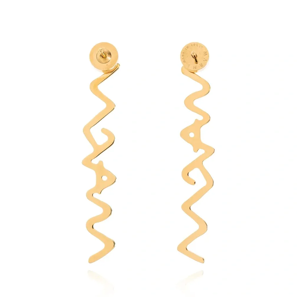 Серьги-подвески с логотипом Серьги-подвески с логотипом