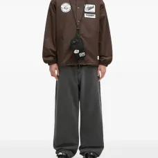 Куртка-рубашка с нашивкой-логотипом