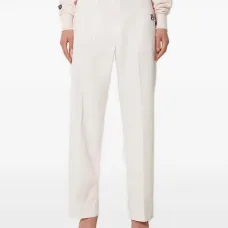 Брюки с нашивкой-логотипом