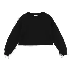 Толстовка с перьями