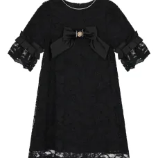 Кружевное платье с бантом Кружевное платье с бантом