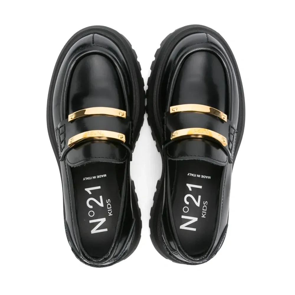 Лоферы с логотипом