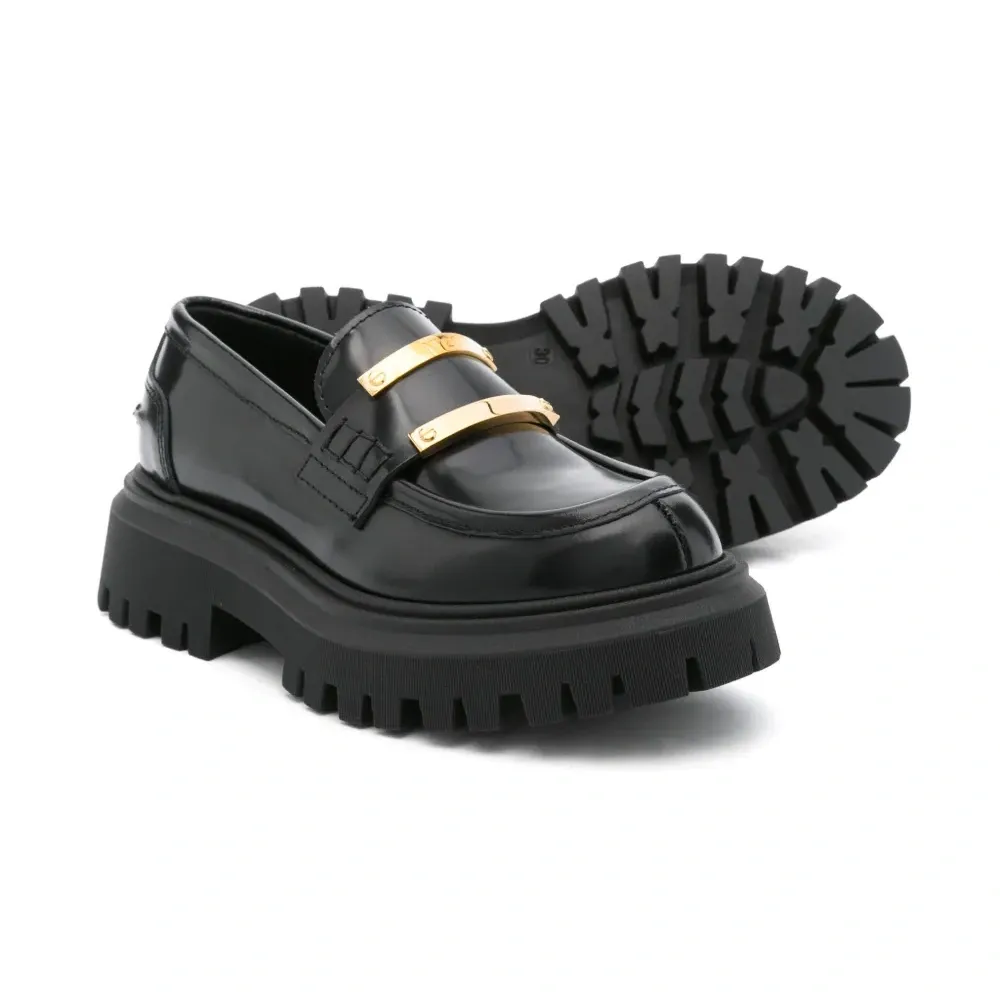 Лоферы с логотипом