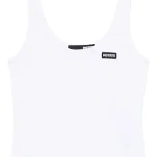 Топ с нашивкой-логотипом