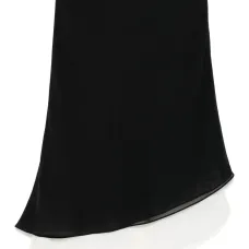 Двухслойная юбка миди