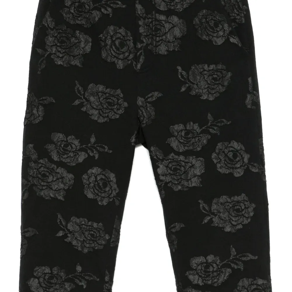 Брюки капри с цветочным узором