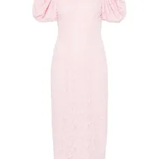 Кружевное платье миди