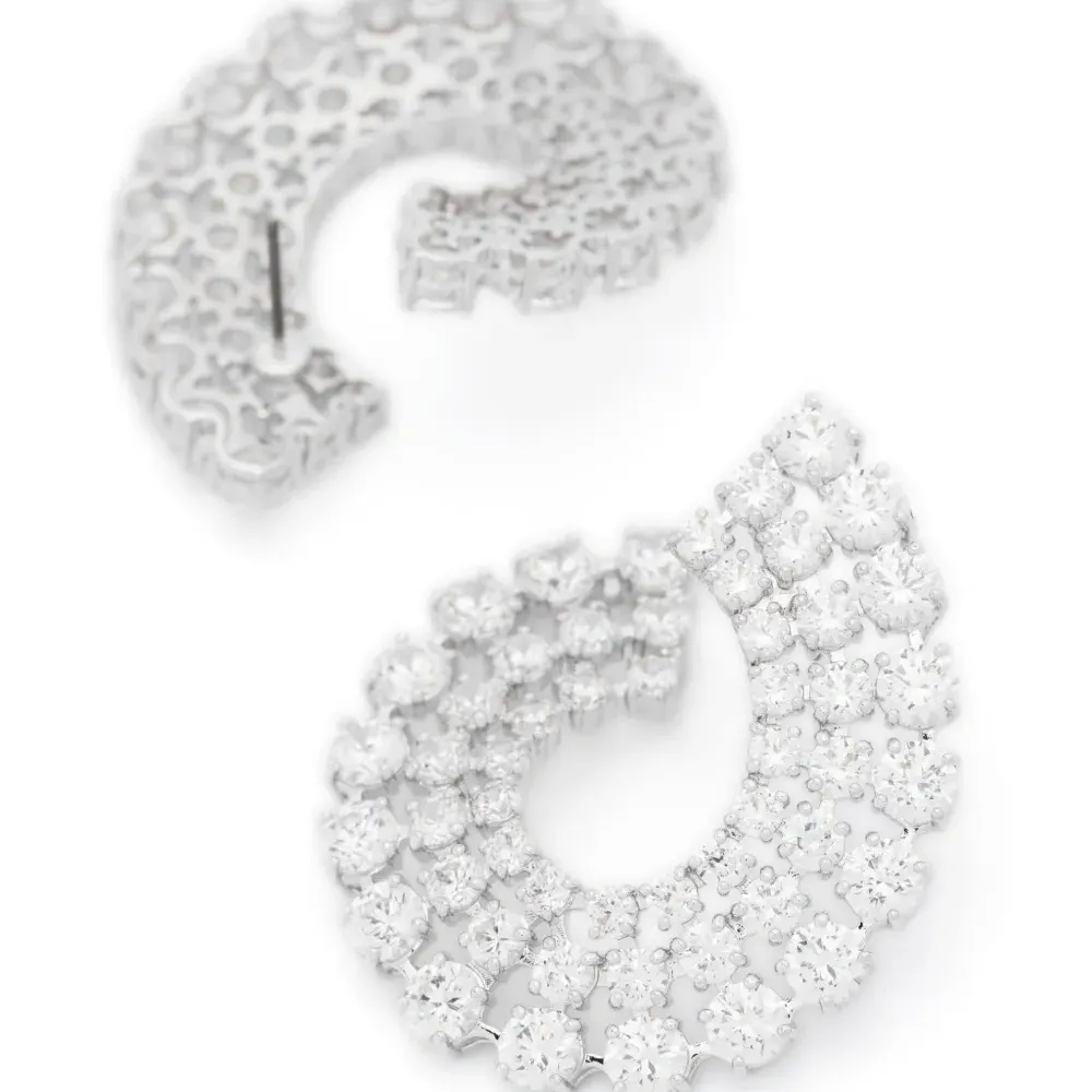 Серьги-кольца Matrix