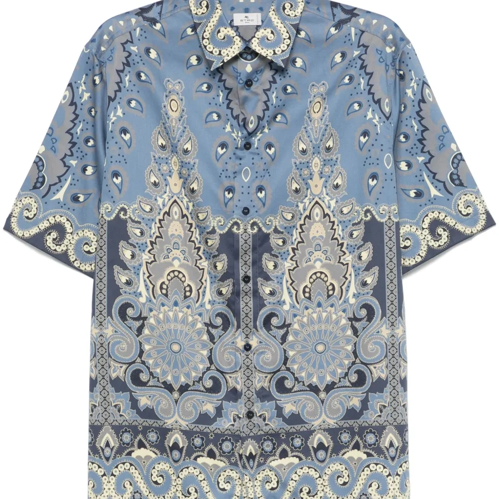 Рубашка с принтом пейсли