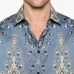 Рубашка с принтом пейсли