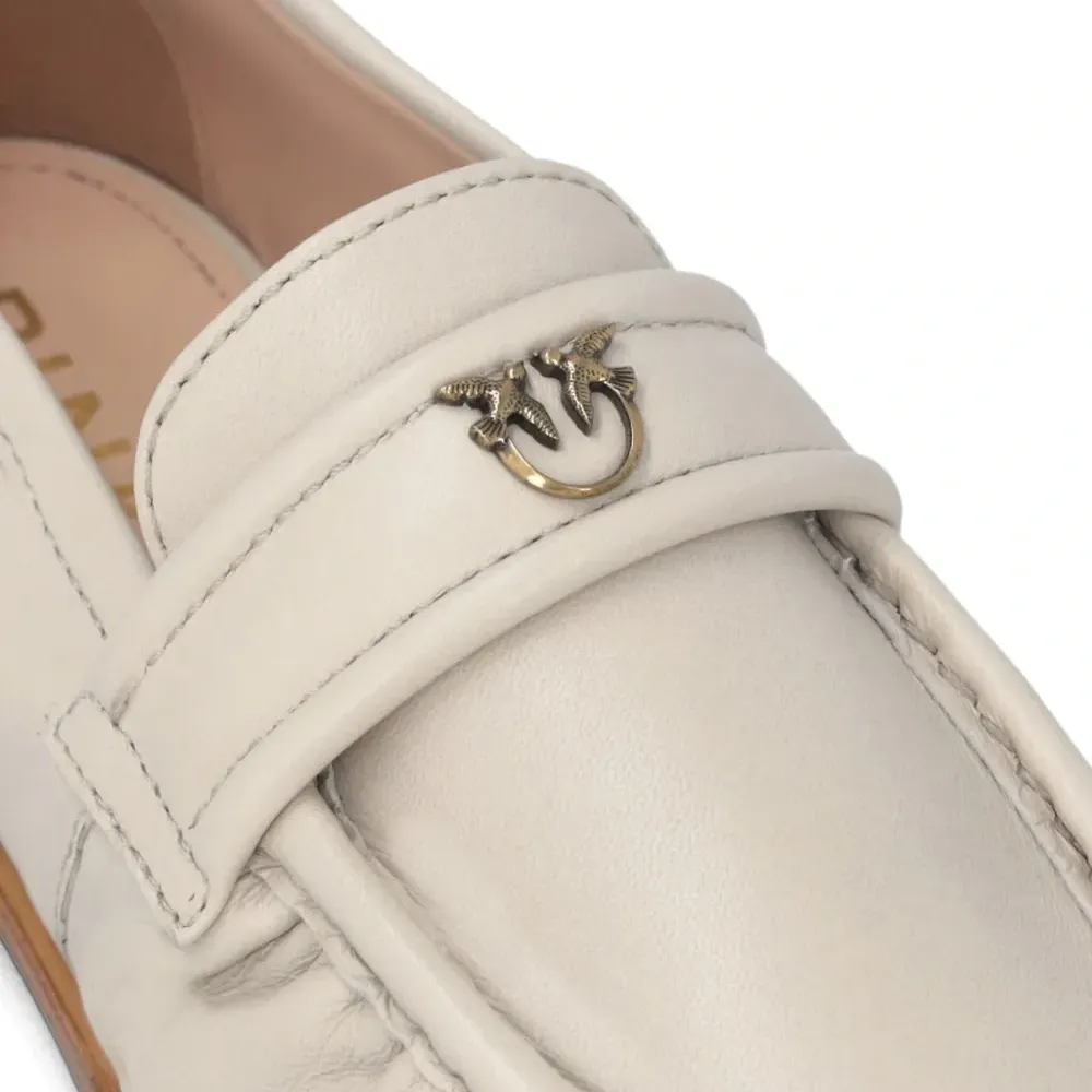 Лоферы с логотипом