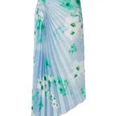 Юбка миди с цветочным принтом